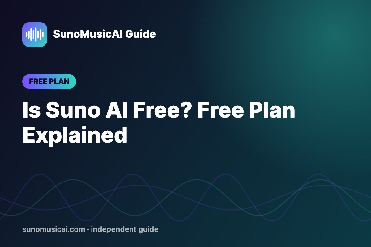 Is Suno Free? What the Free Plan Includes (and Its Limits)