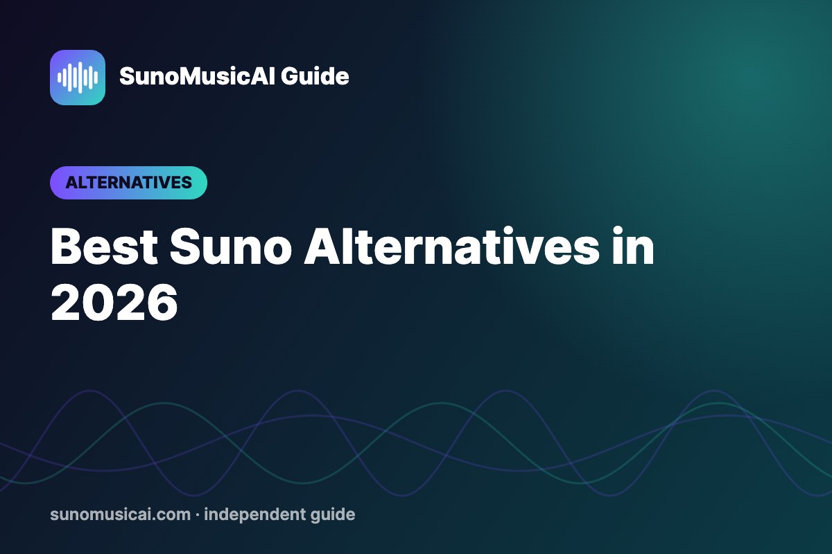 Best Suno Alternatives in 2026 (Free and Paid, Compared)