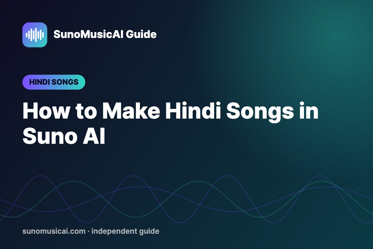 How to Make Hindi Songs in Suno AI (Prompts, Lyrics and Tips)
