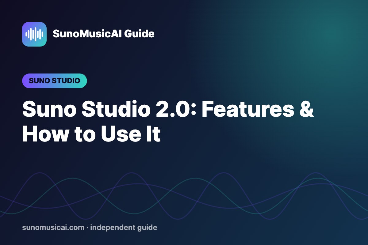 Suno Studio 2.0: Features & How to Use It