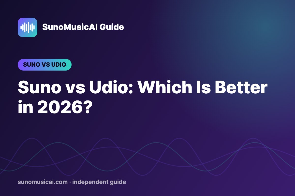 Suno vs Udio: Which AI Music Generator Is Better in 2026?